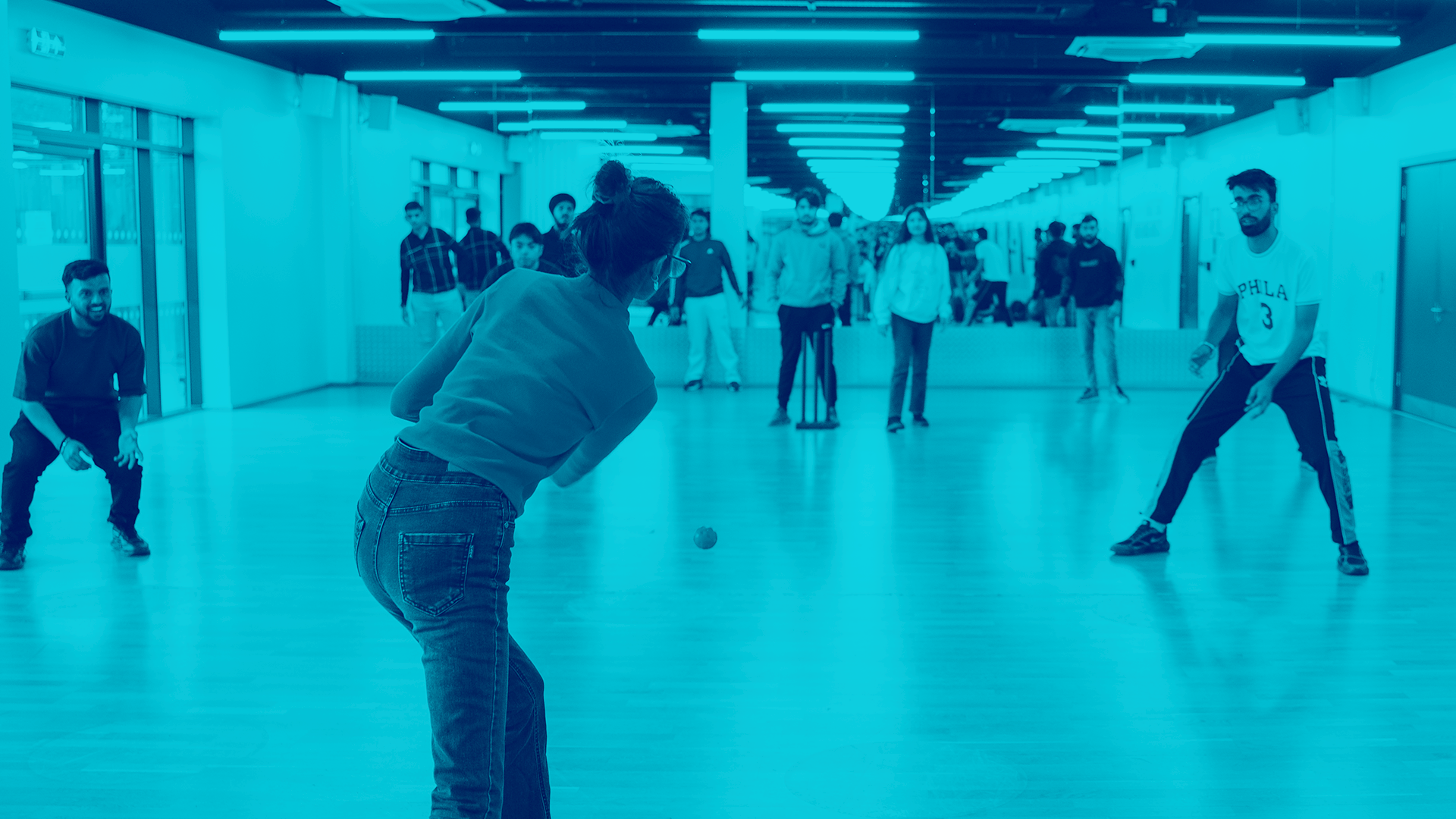 Borrow sports equipment to stay active with your friends.